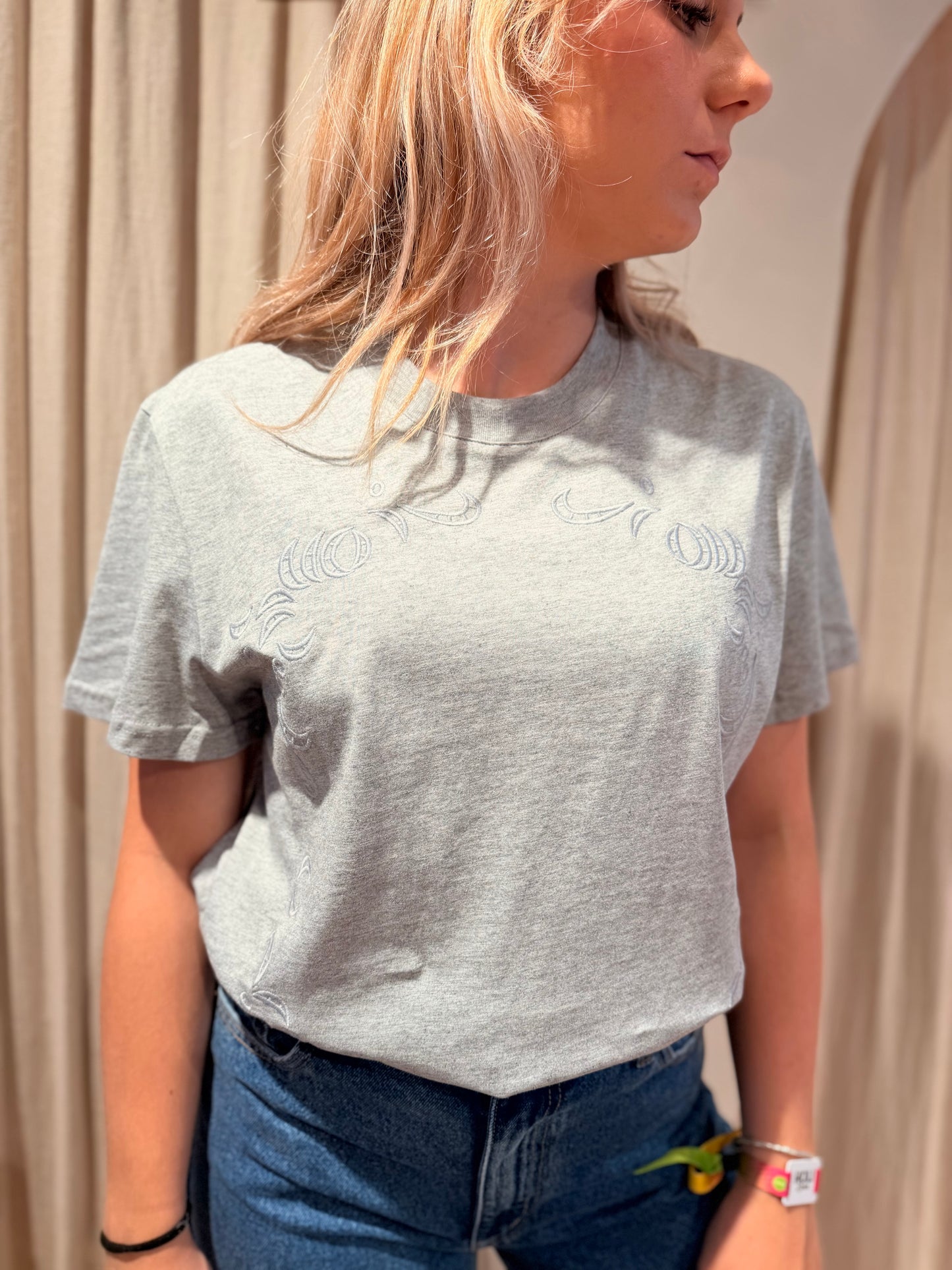 Alice gris chiné t-shirt