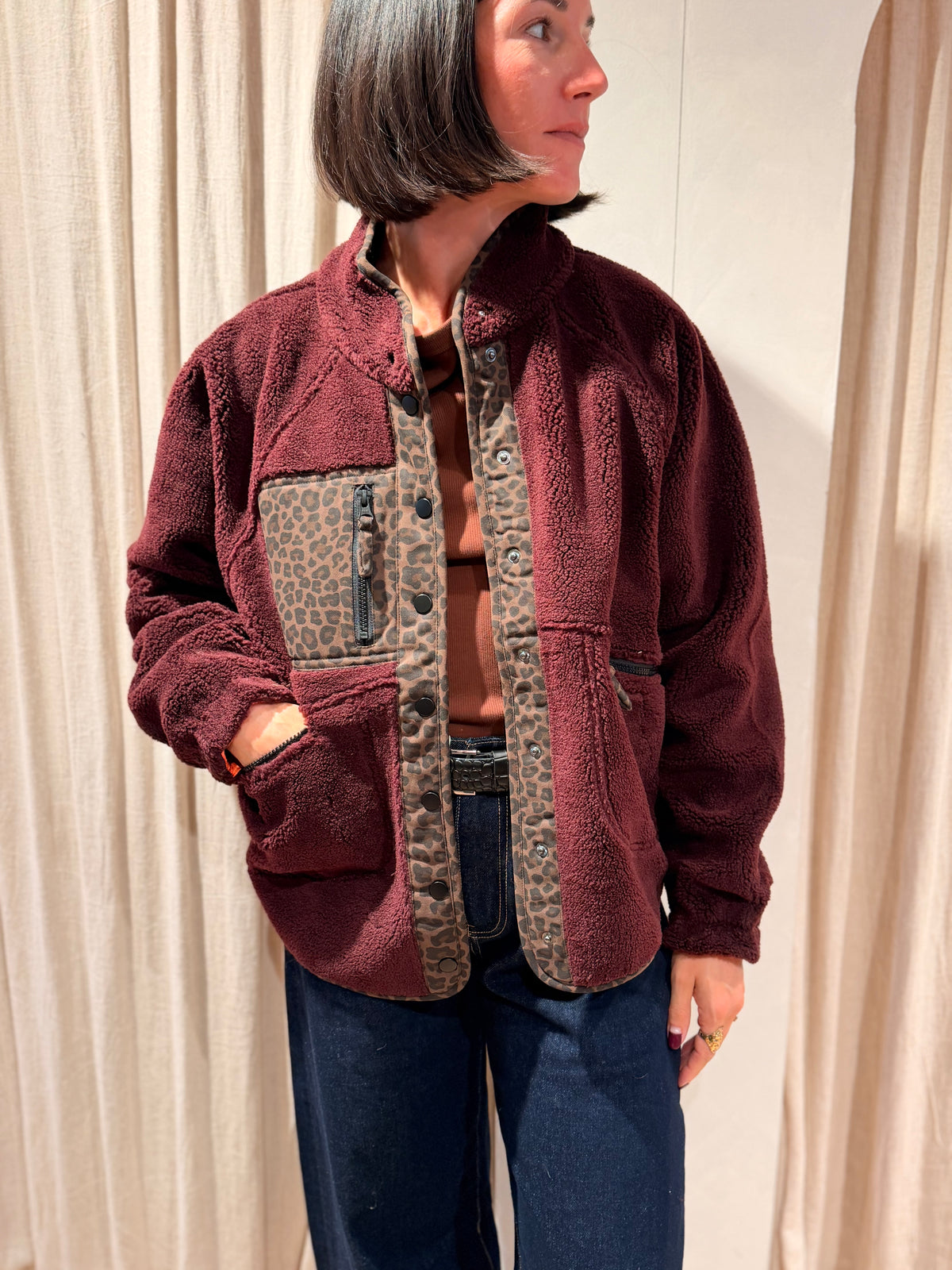 Veste Giany bordeaux