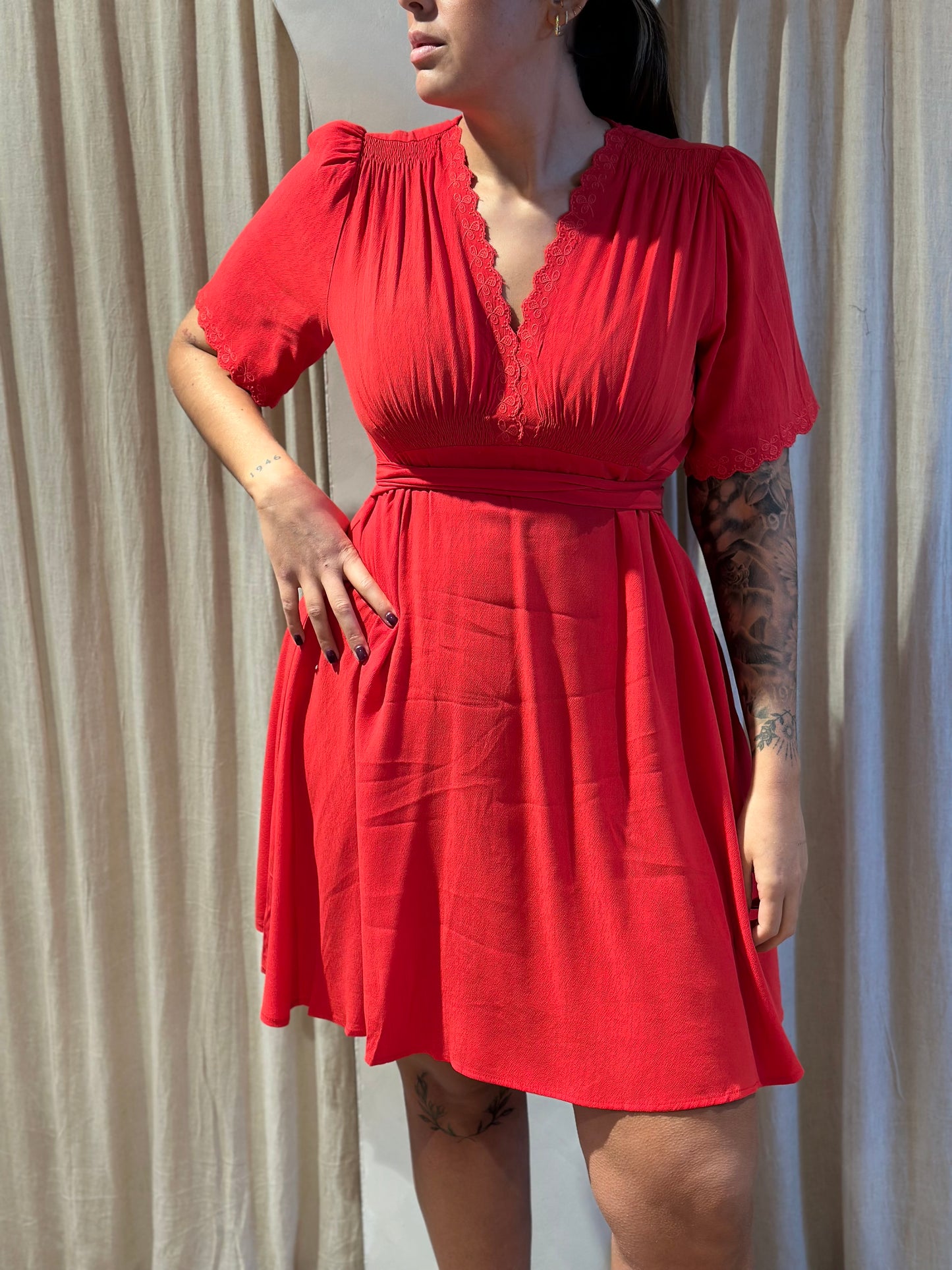 Robe isabelle - rouge