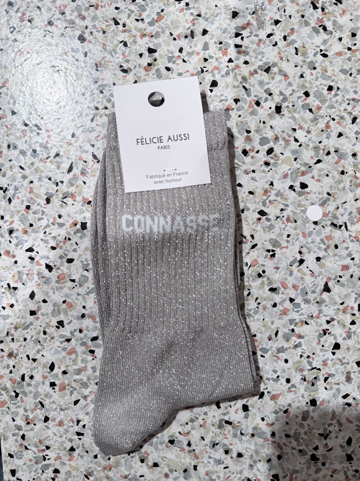 Chaussettes CONNASSE paillettes 36/40