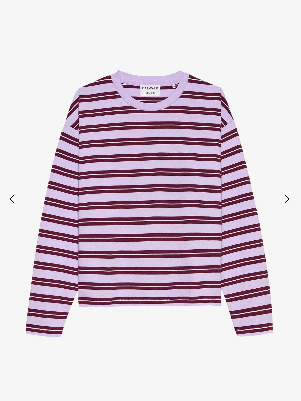Striped long sleeve - Lavender Frost