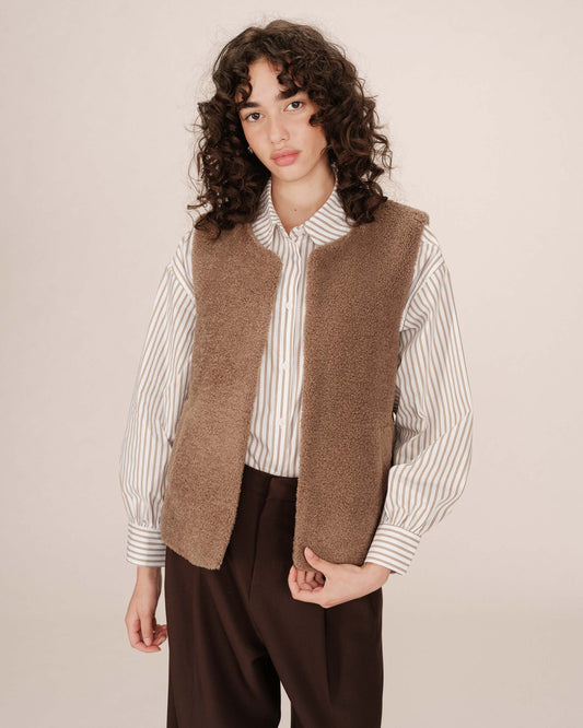 Veste gilet Sinatra - taupe