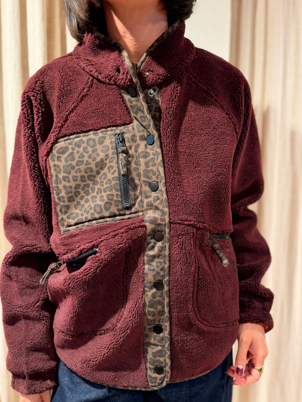 Veste Giany bordeaux