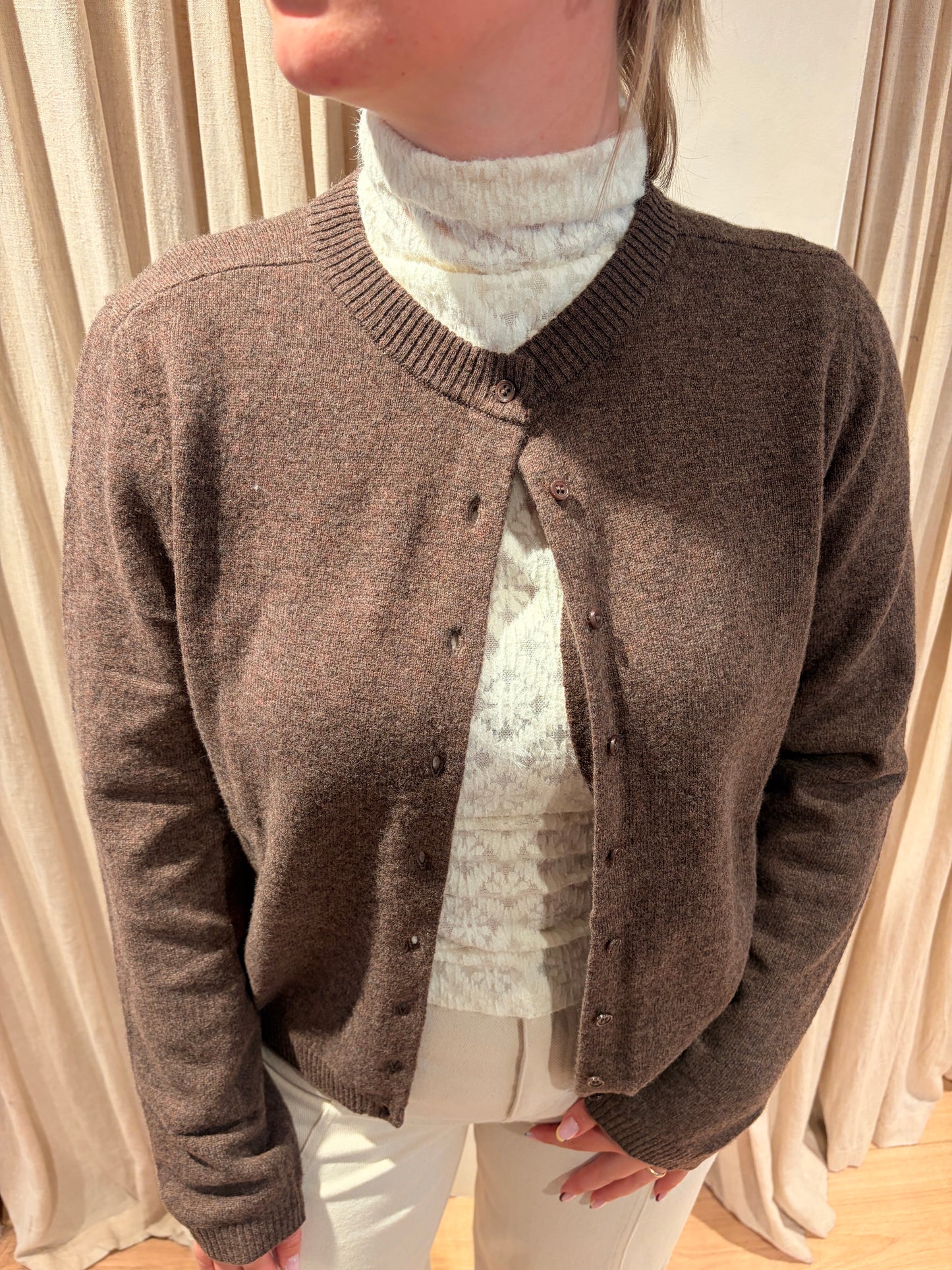 Averie-M Aurely-knit java melange