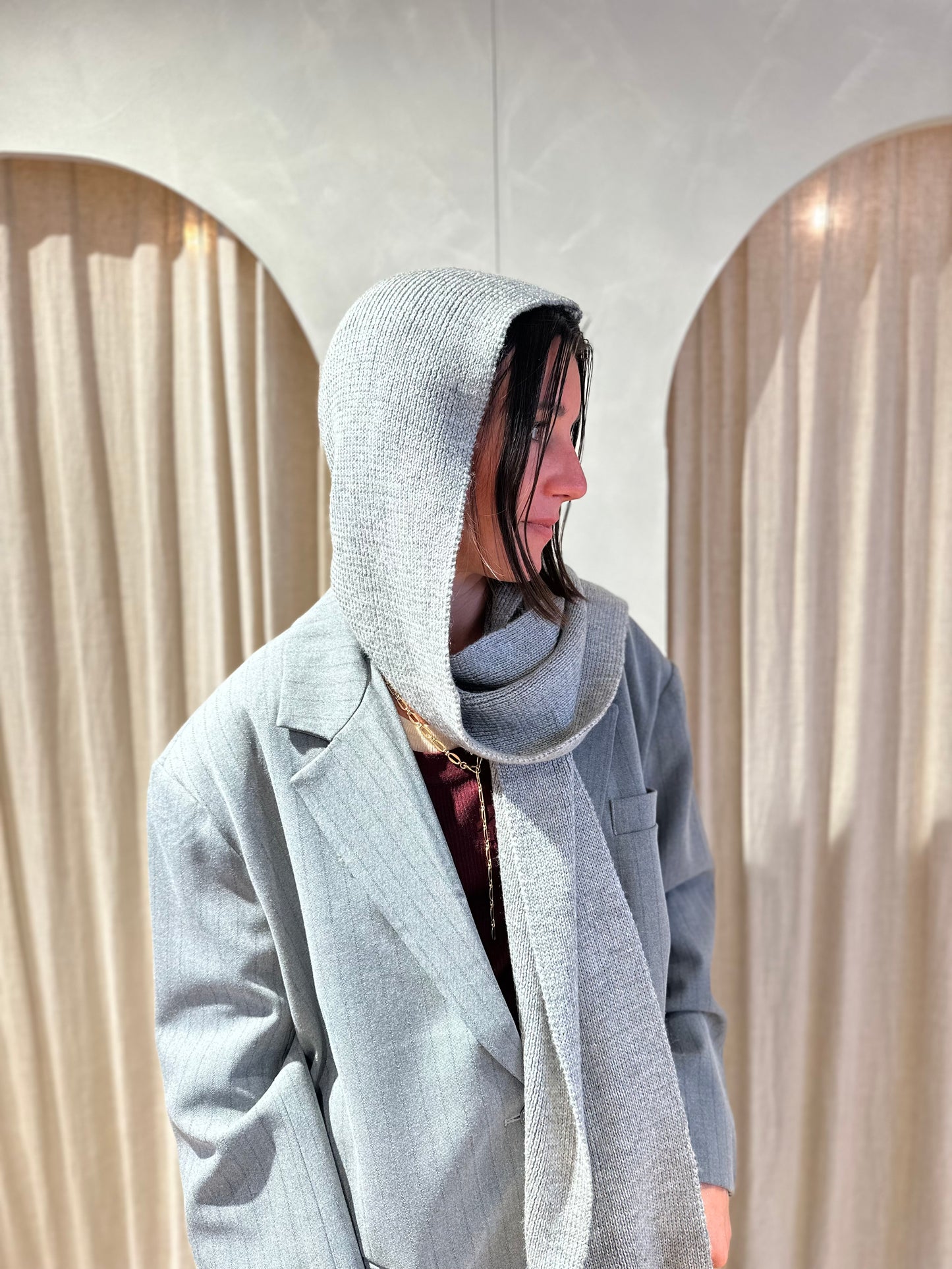 Écharpe cagoule Heart