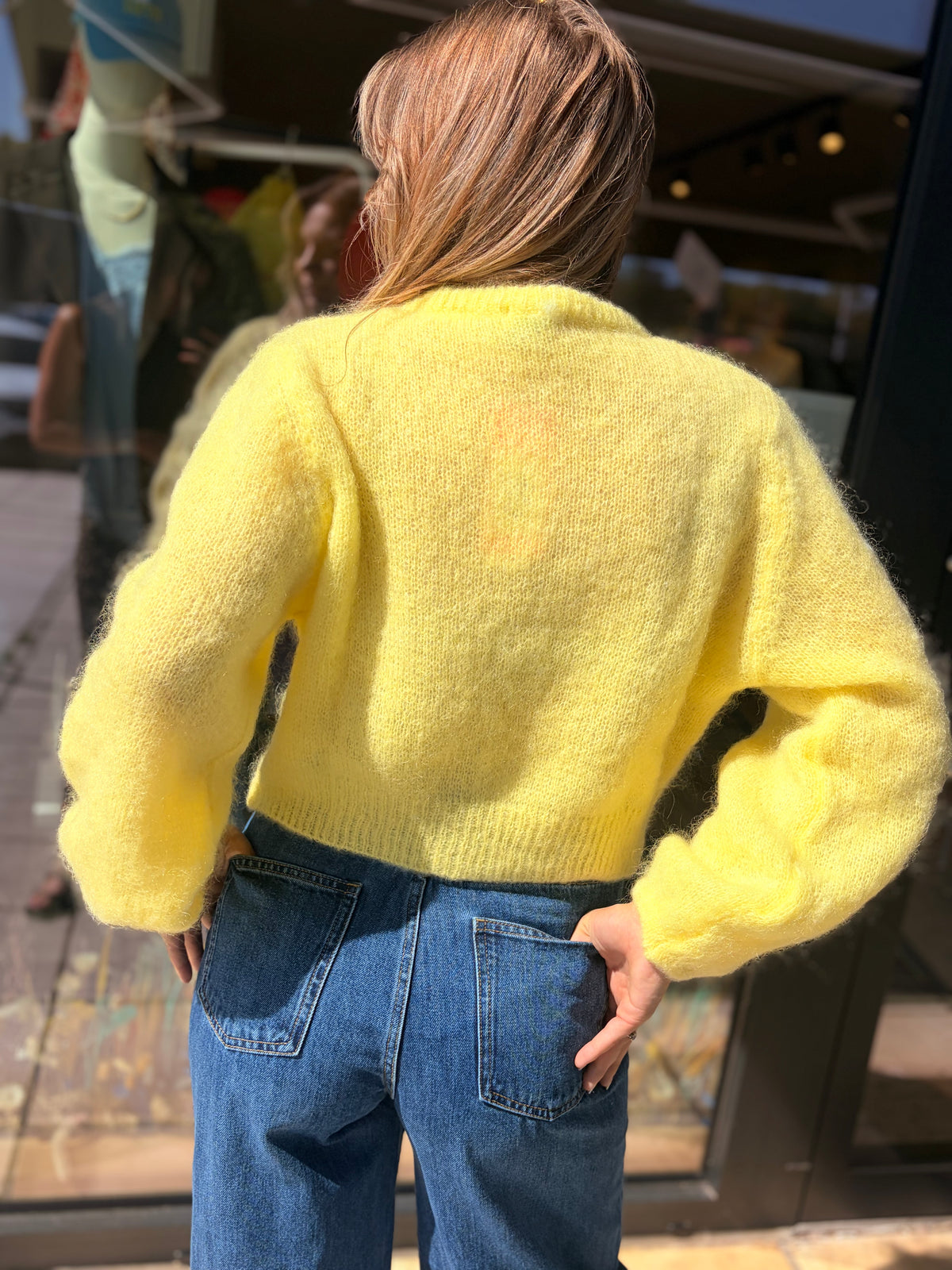Pull Léa yellow