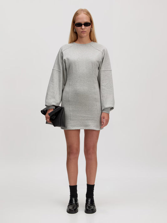 Inaya dress - grey mélange