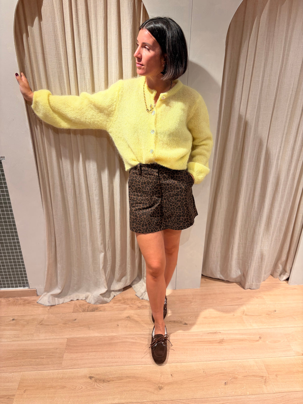 Pull Léa yellow