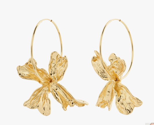 DREAM hoops gold-plated