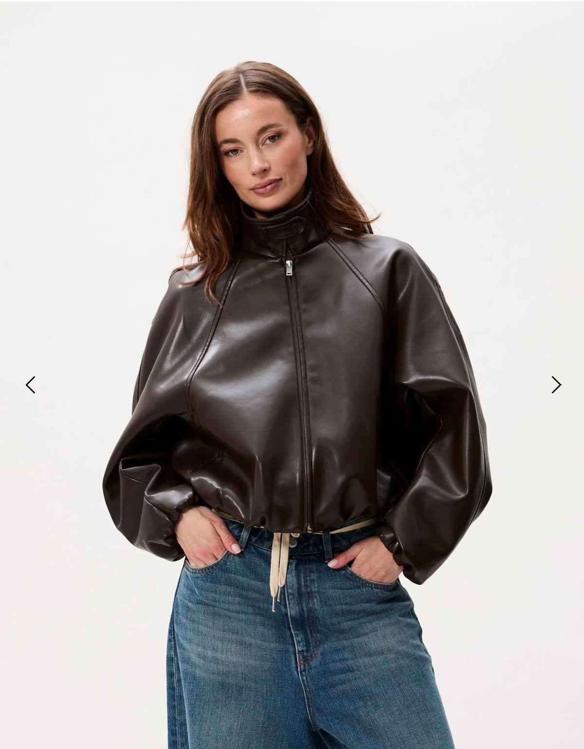 Vegan leather  jacket