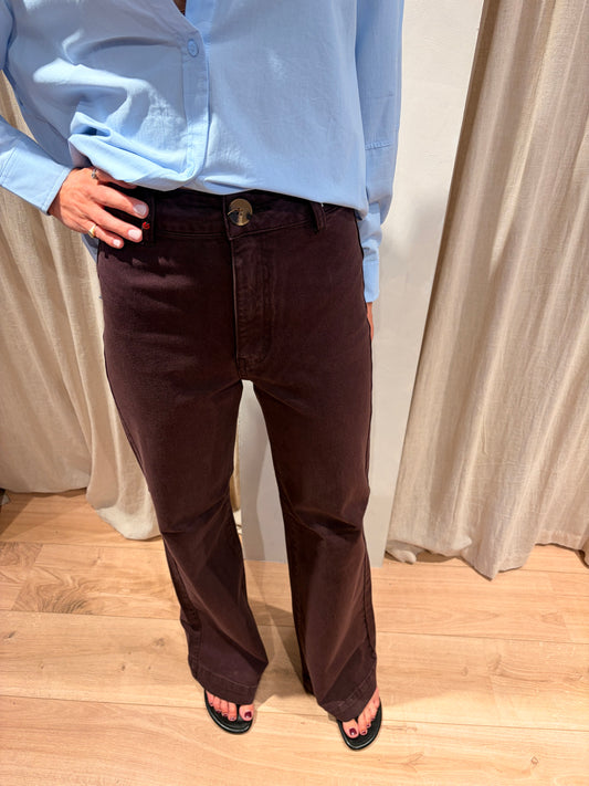 jeans Fauve - Aubergine