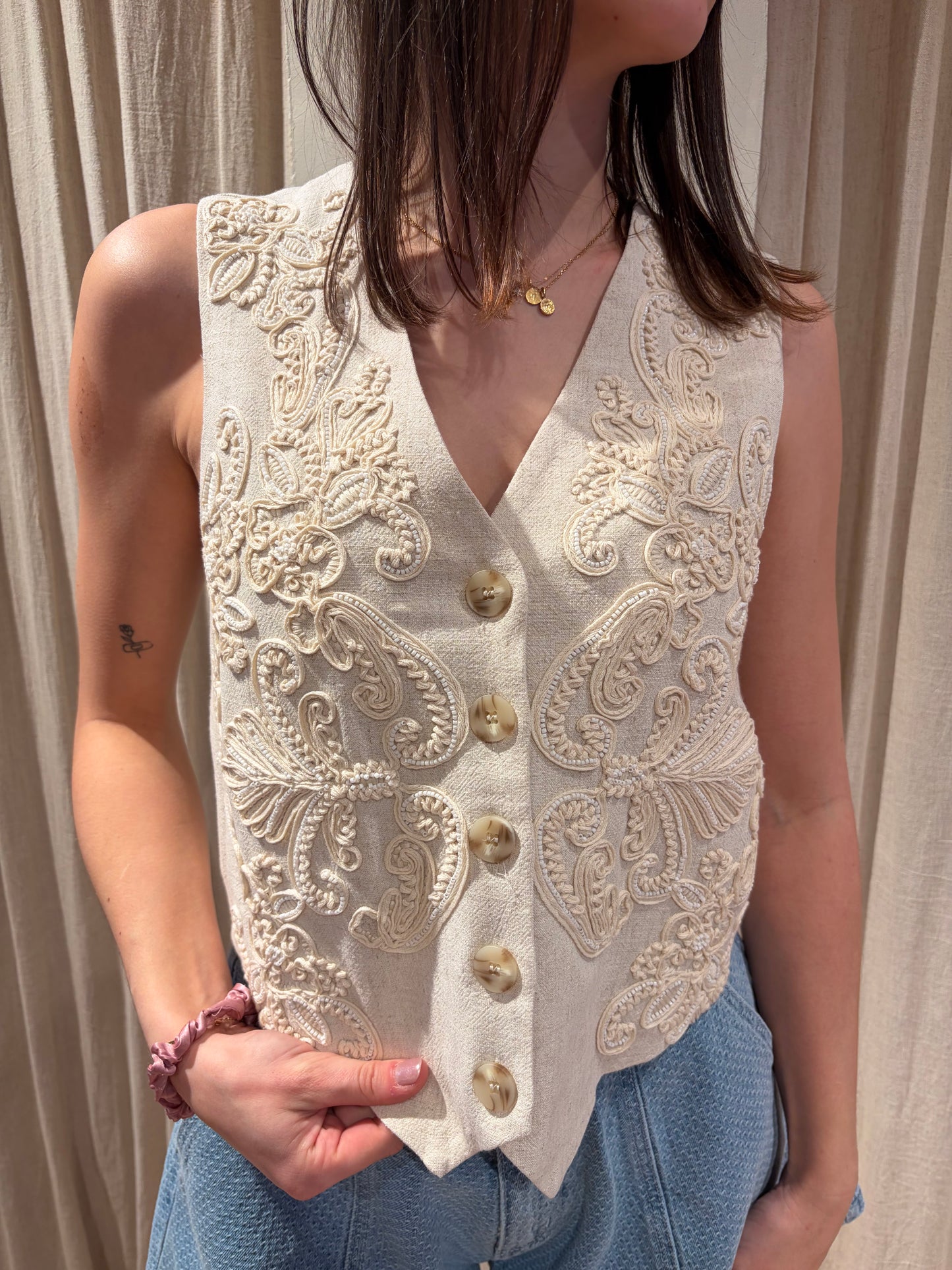 Blouse Daryl - Ecru