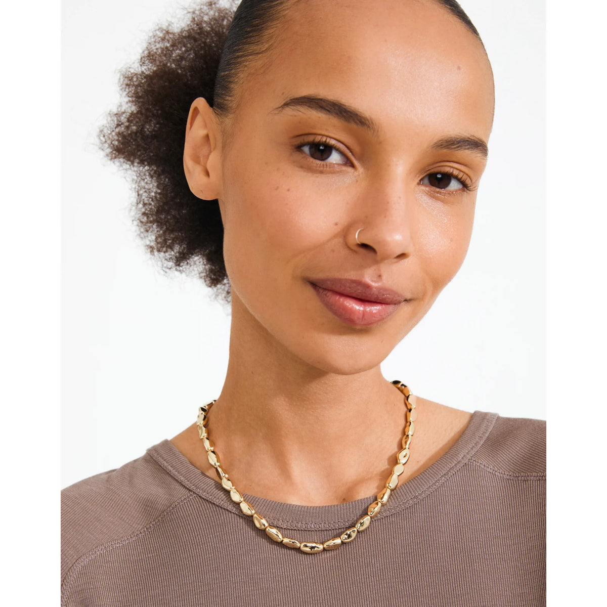 Collier PRESENCE plaqué or