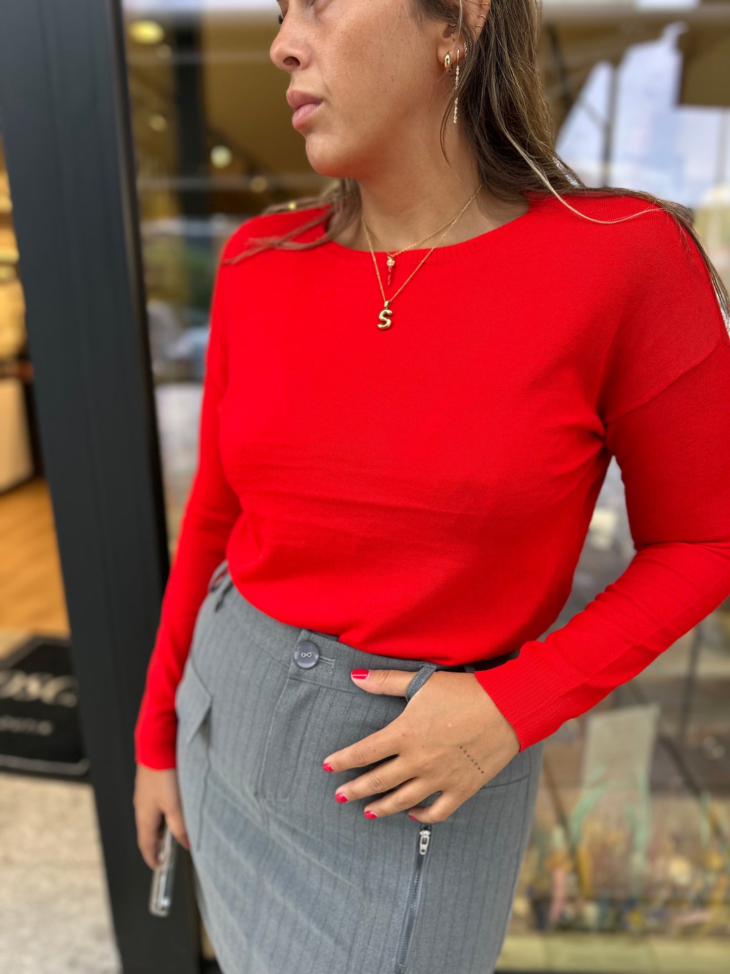 Pull aselya - rouge