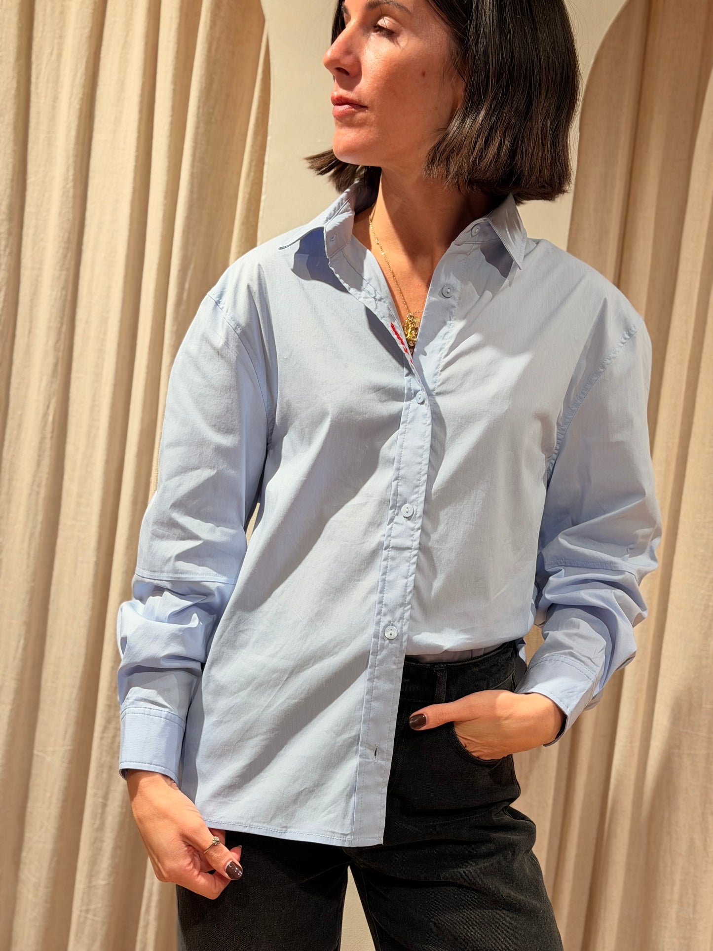 Chemise Daria - bleu ciel