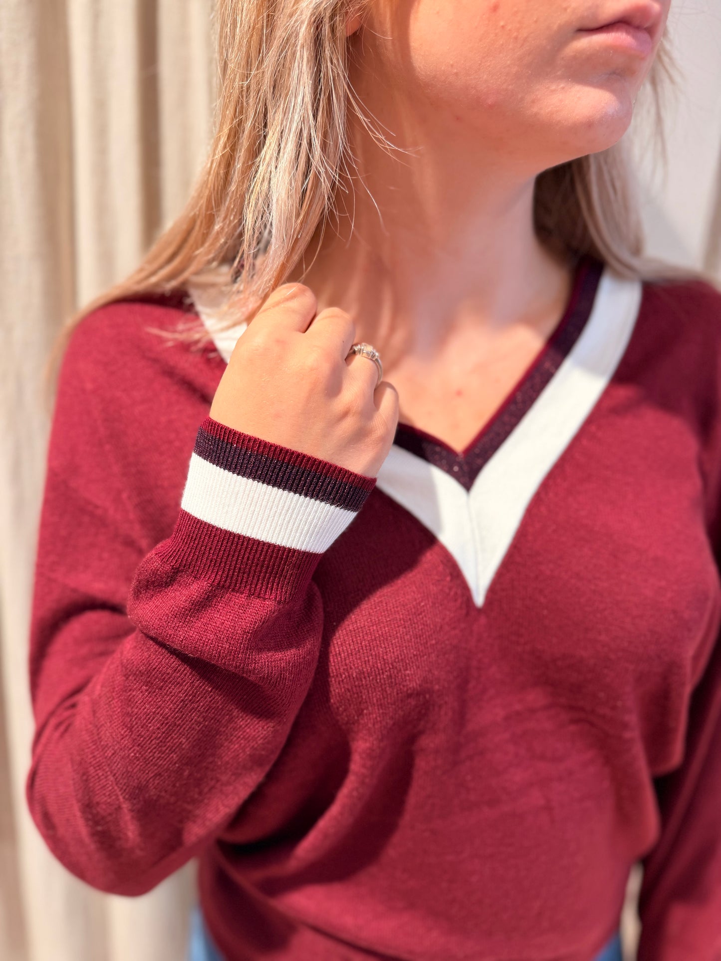 Pull Cricket bordeaux