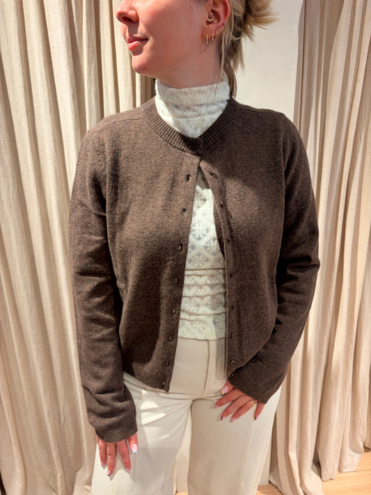 Averie-M Aurely-knit java melange