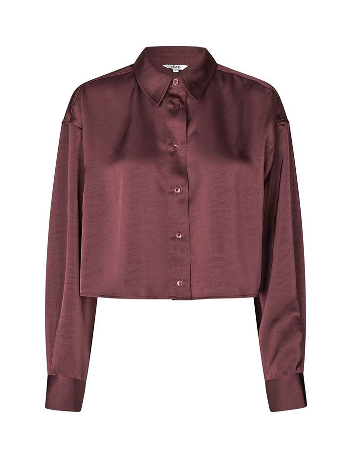 Emele - m blouse - bordeaux