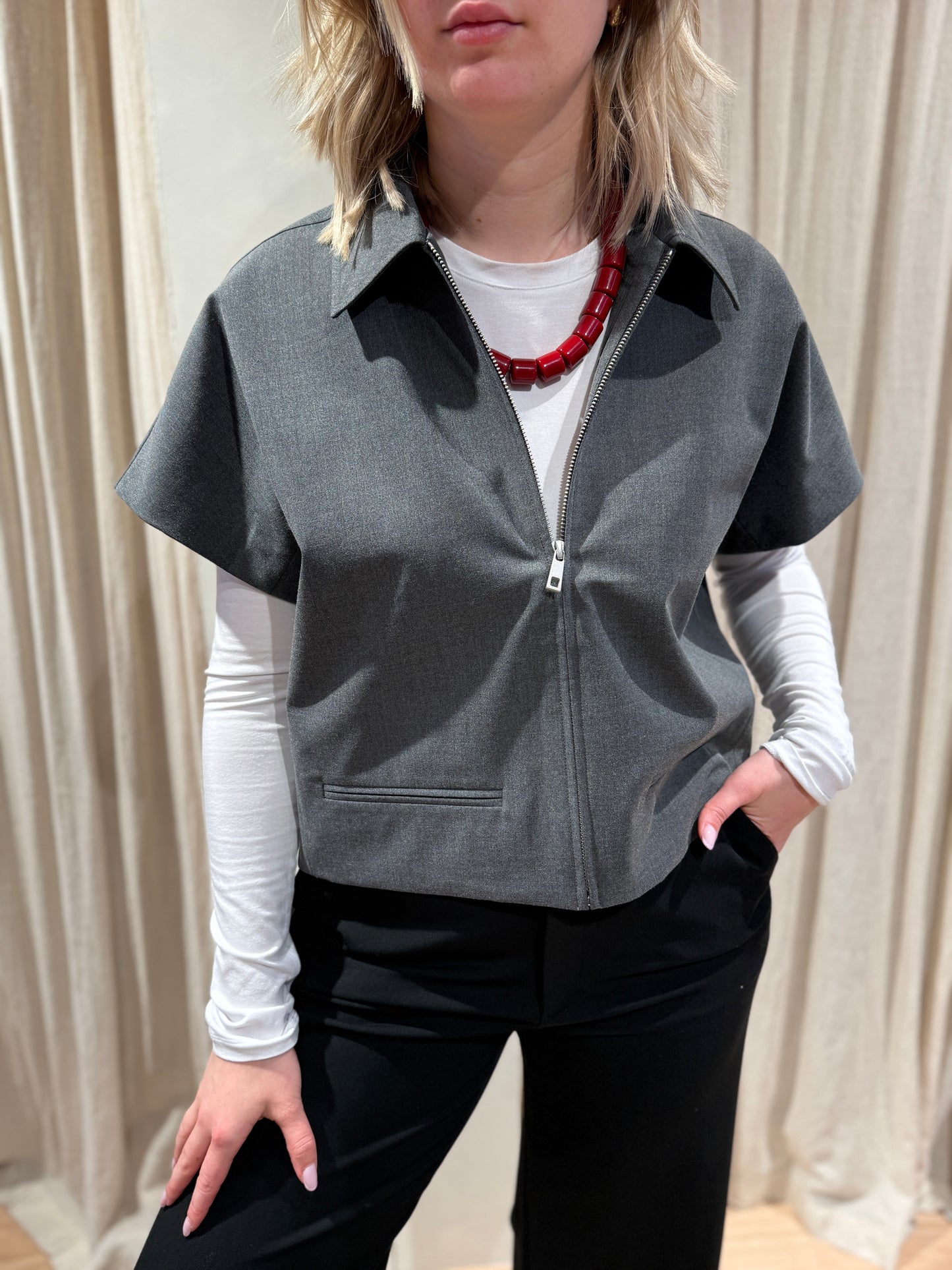 Short sleeve jacket