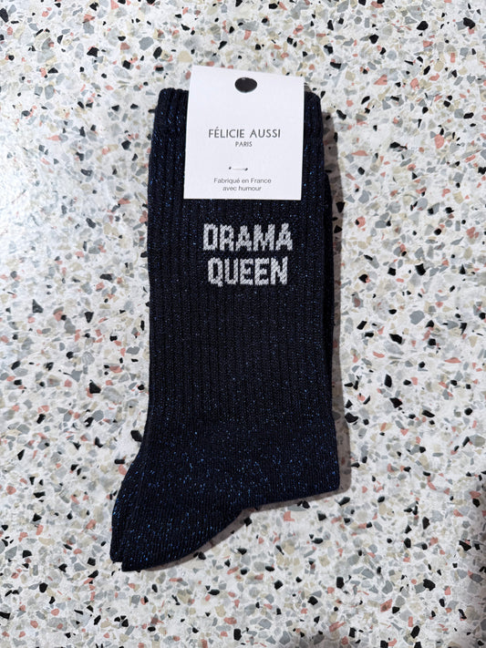 Chaussettes DRAMA QUEEN paillettes galaxie - 36/40