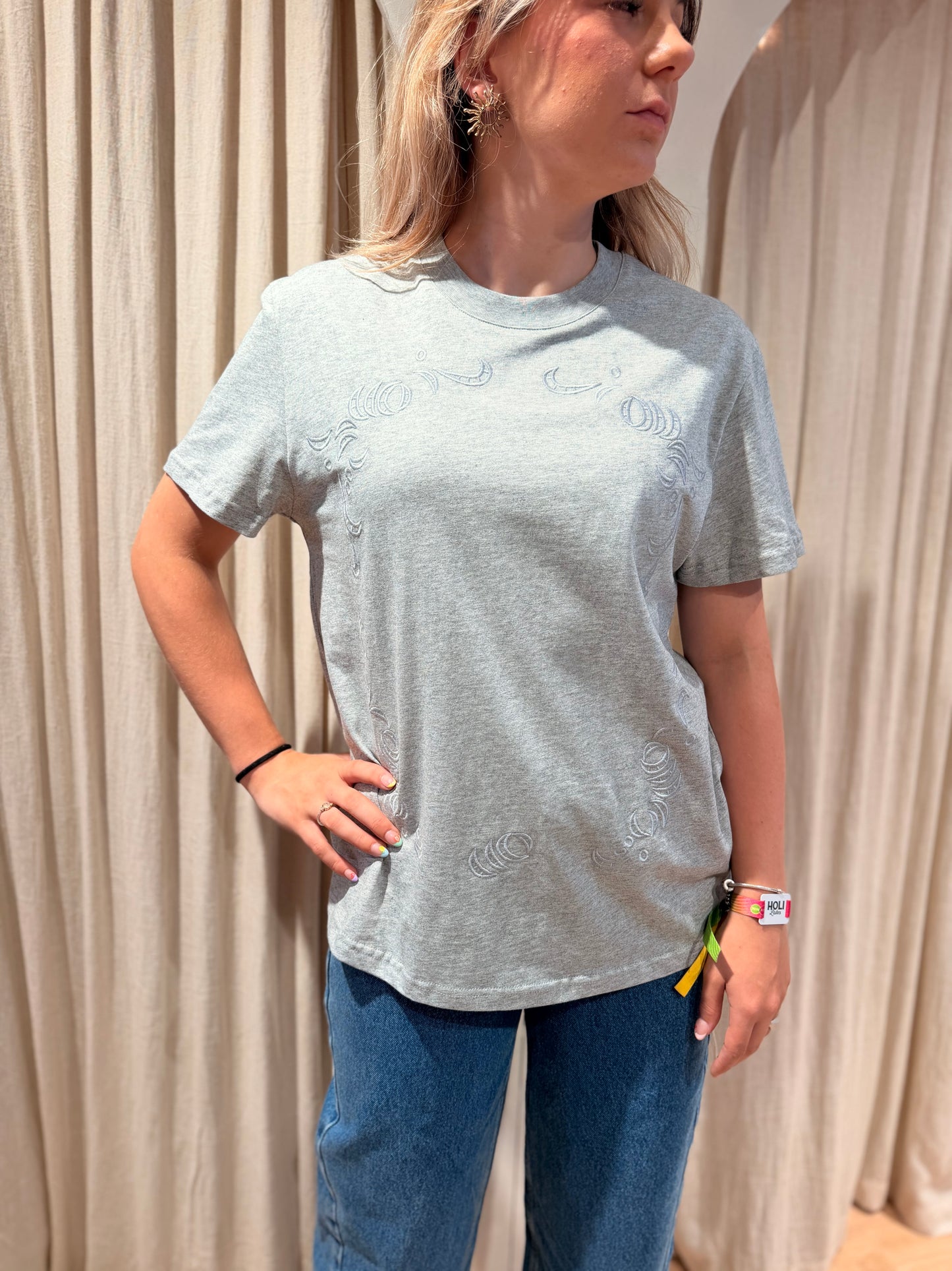 Alice gris chiné t-shirt