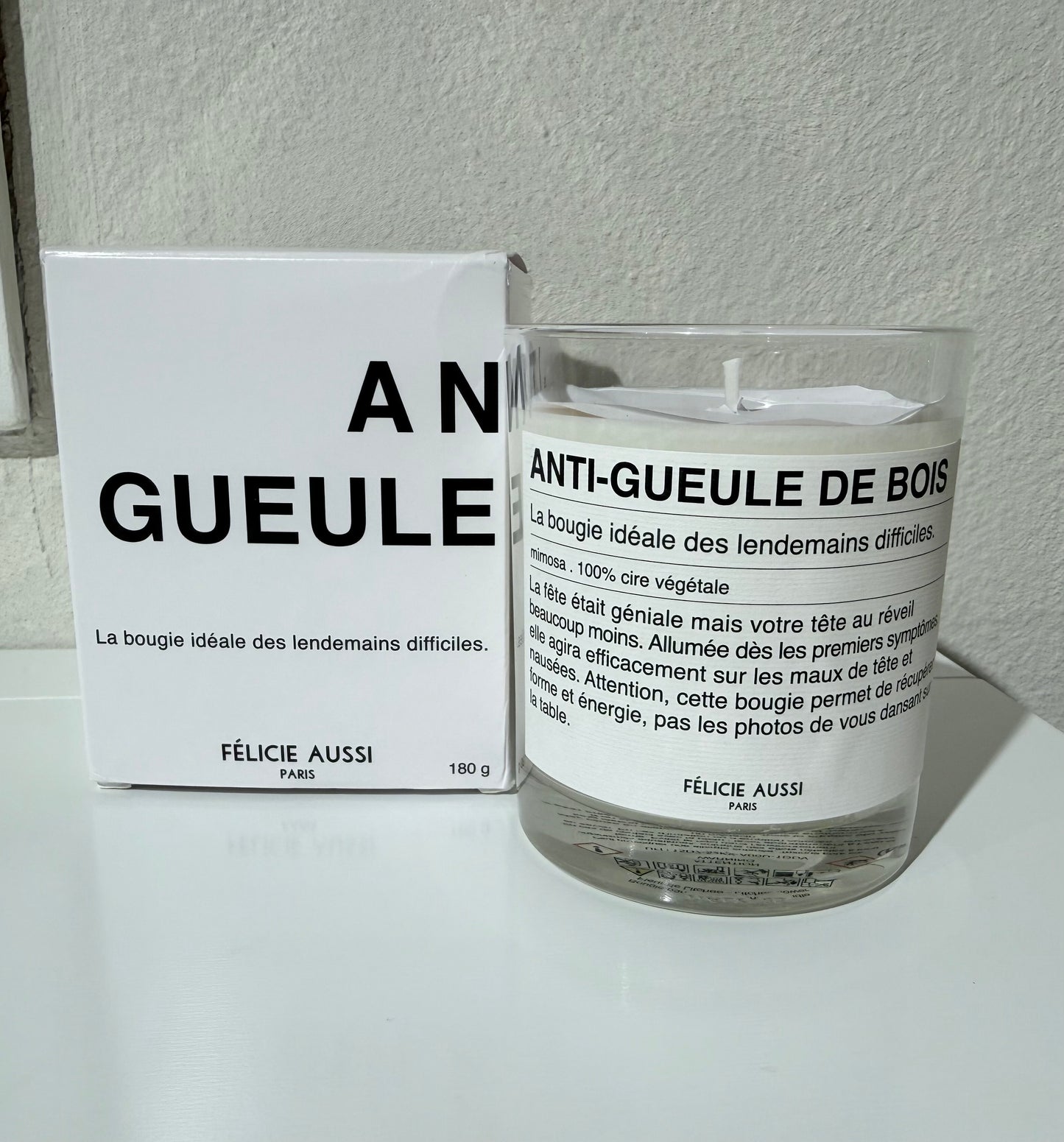 Bougie anti-gueule de bois