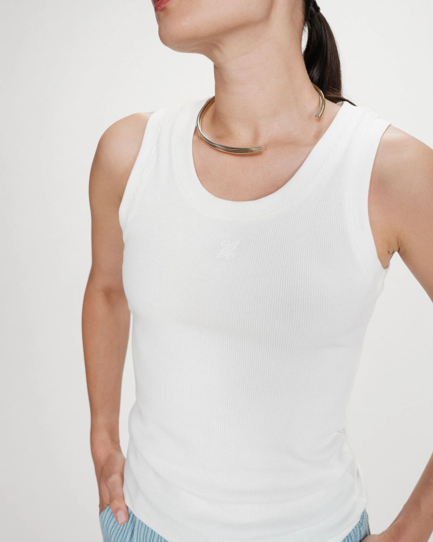 Débardeur valou ivoire