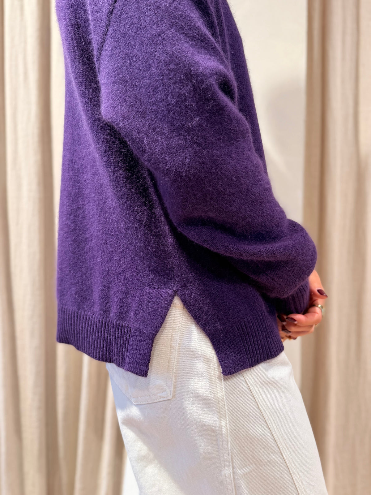 Jumper Greeley - aubergine