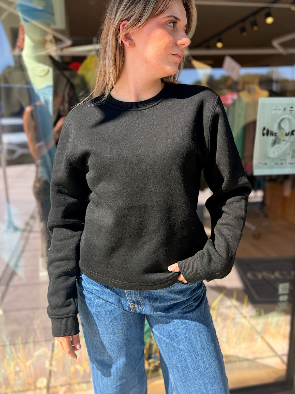 Sweat Nathalie - noir