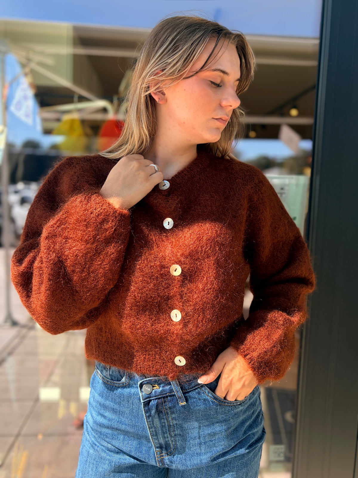 Pull Léa brown