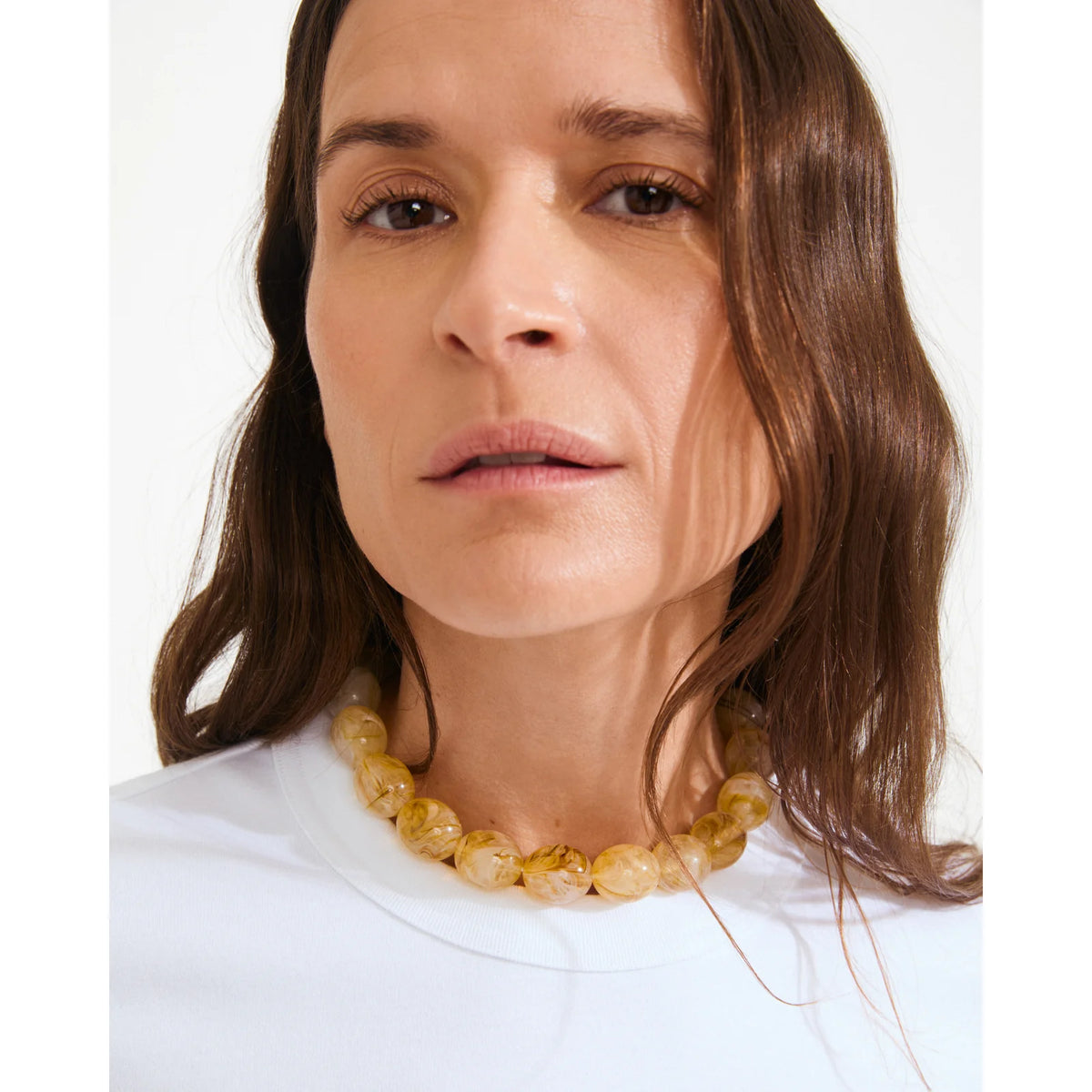 Collier STILL plaqué argent/jaune