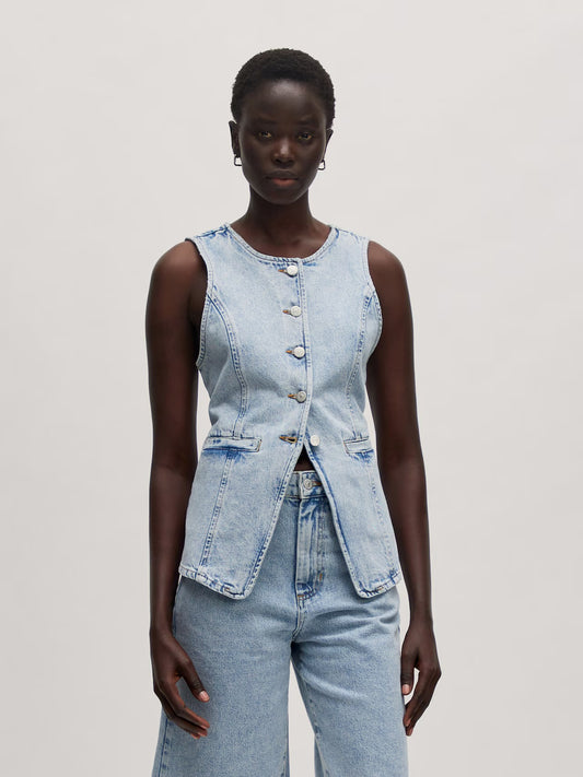 Lyla denim vest