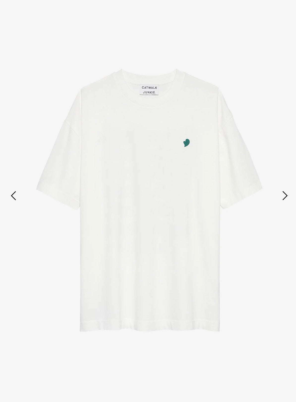 T-shirt Oversized graphic - white