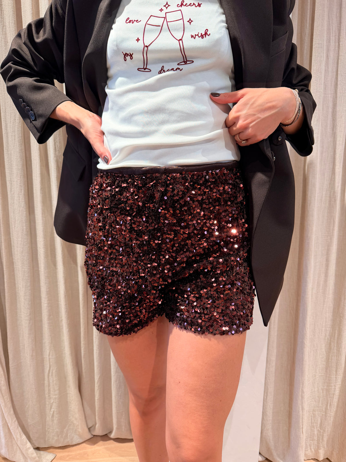 Short Bowie chocolat