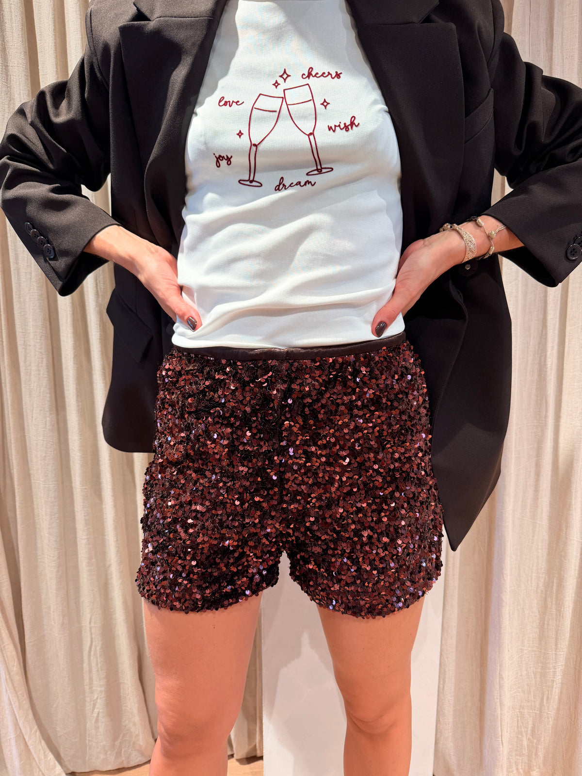 Short Bowie chocolat