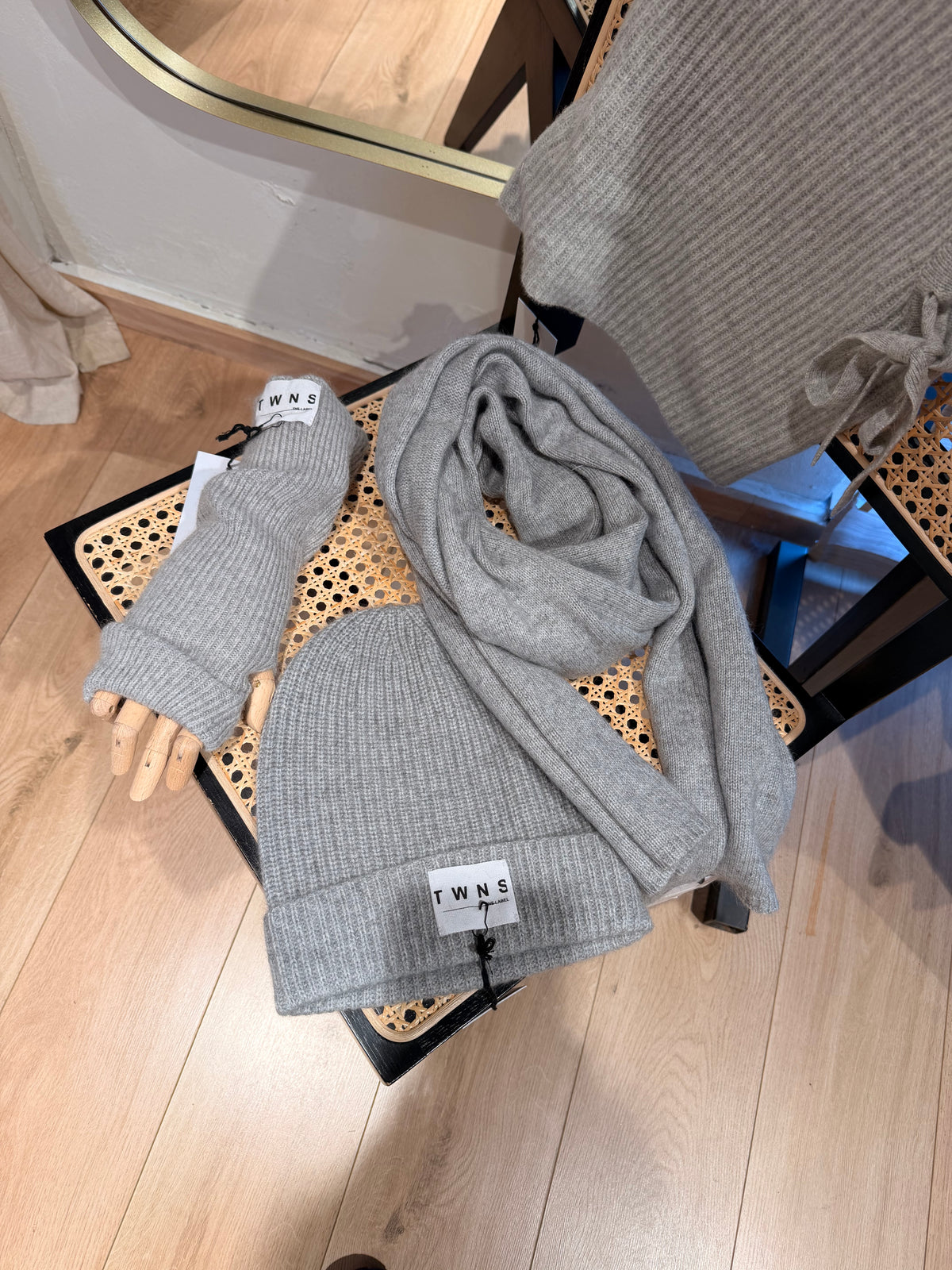 Bonnet Littleton - pearl grey