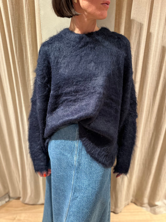 Gillis brush knit - night Sky