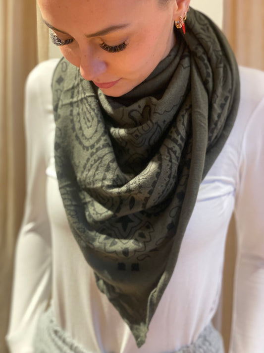 Foulard Elia - kaki