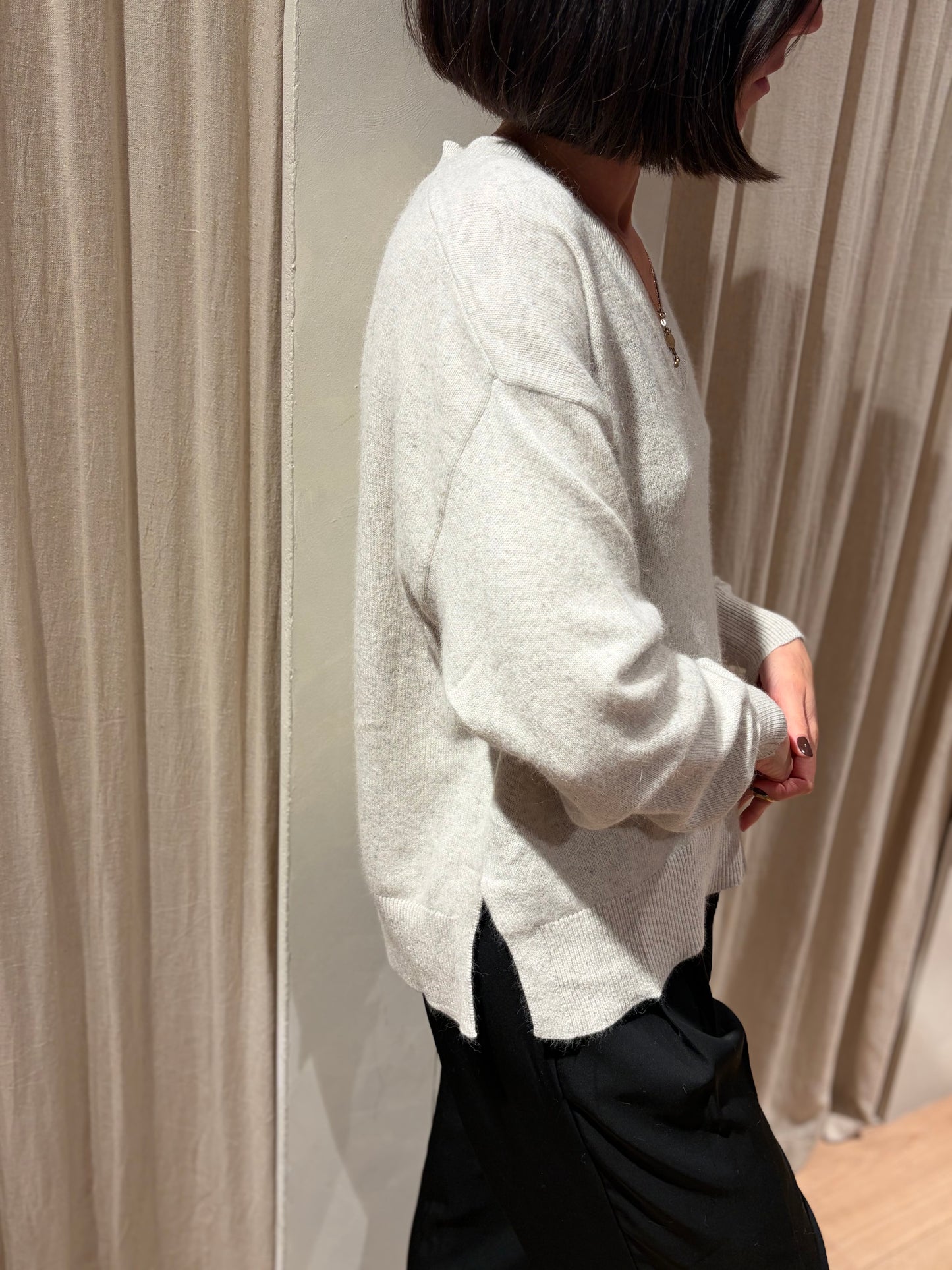 Jumper Boulder - motted beige