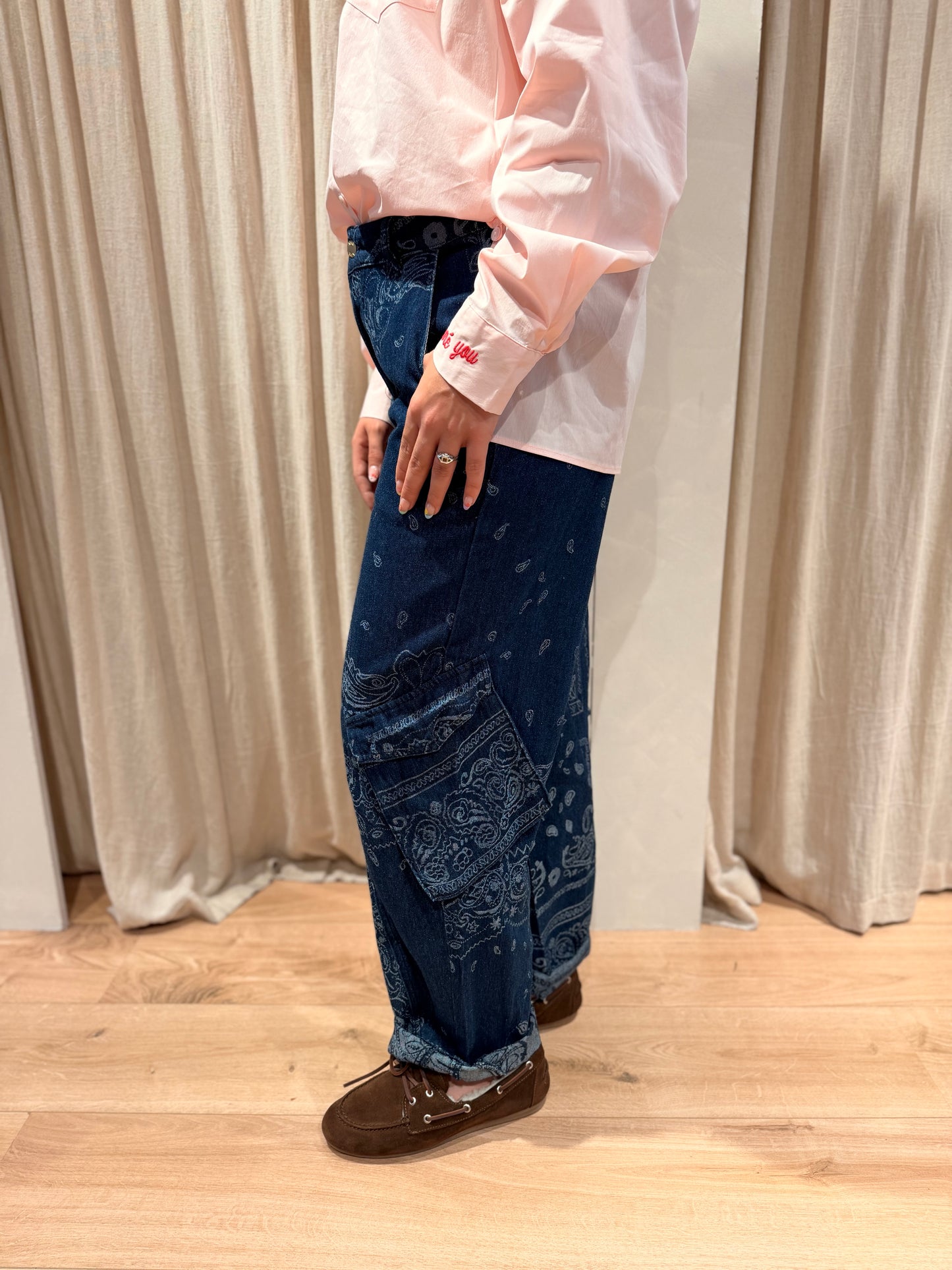 Timéo pantalon bandana denim