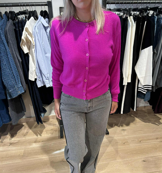 Cardigan montrose - magenta