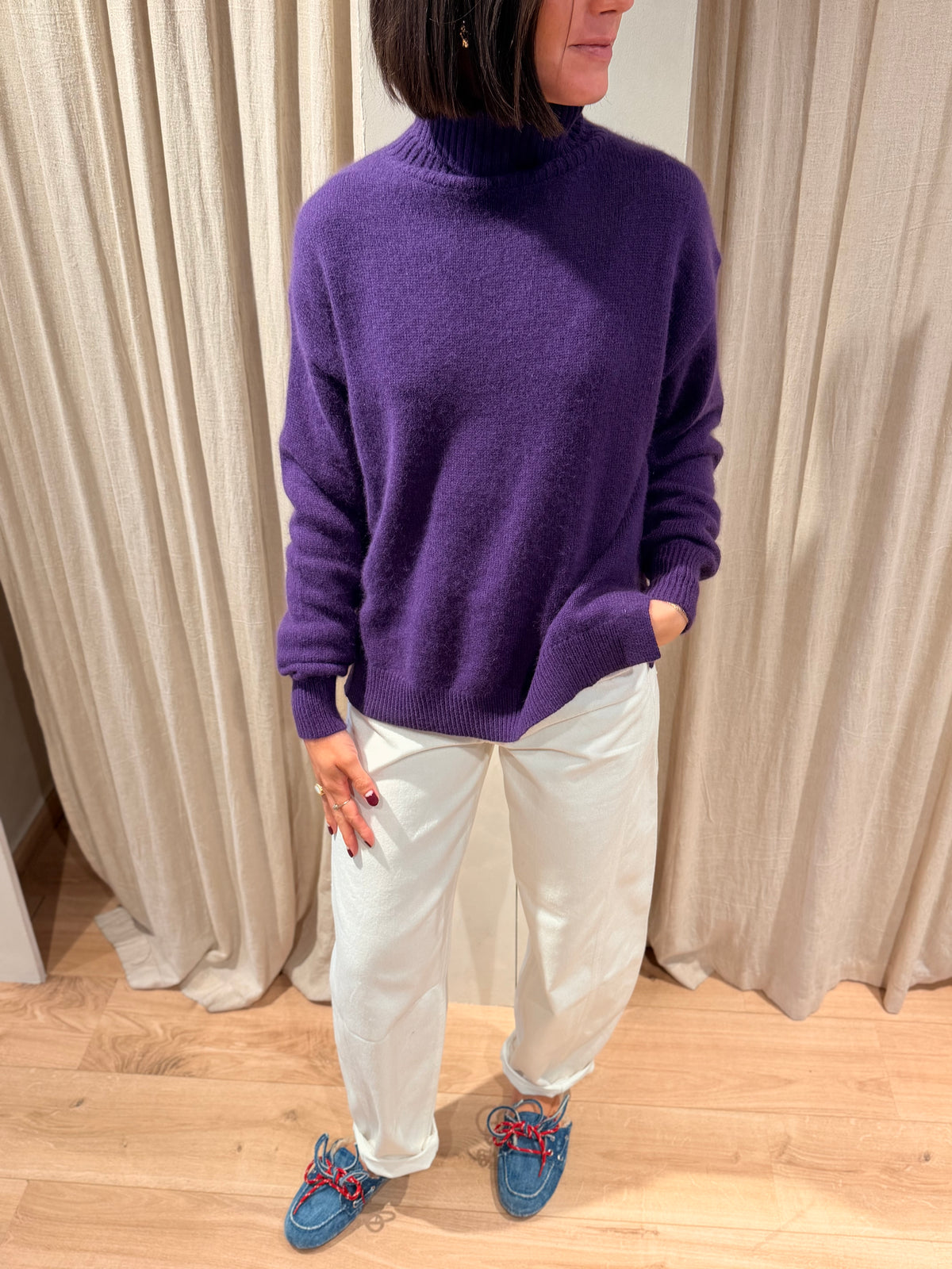 Jumper Greeley - aubergine