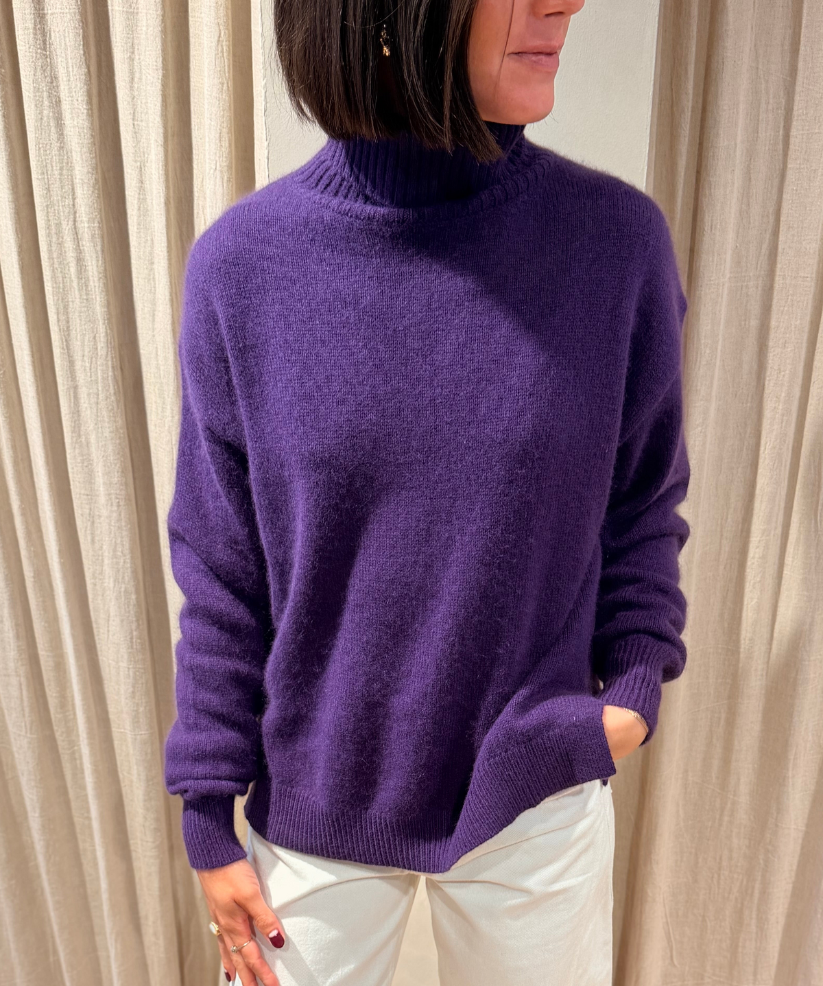 Jumper Greeley - aubergine