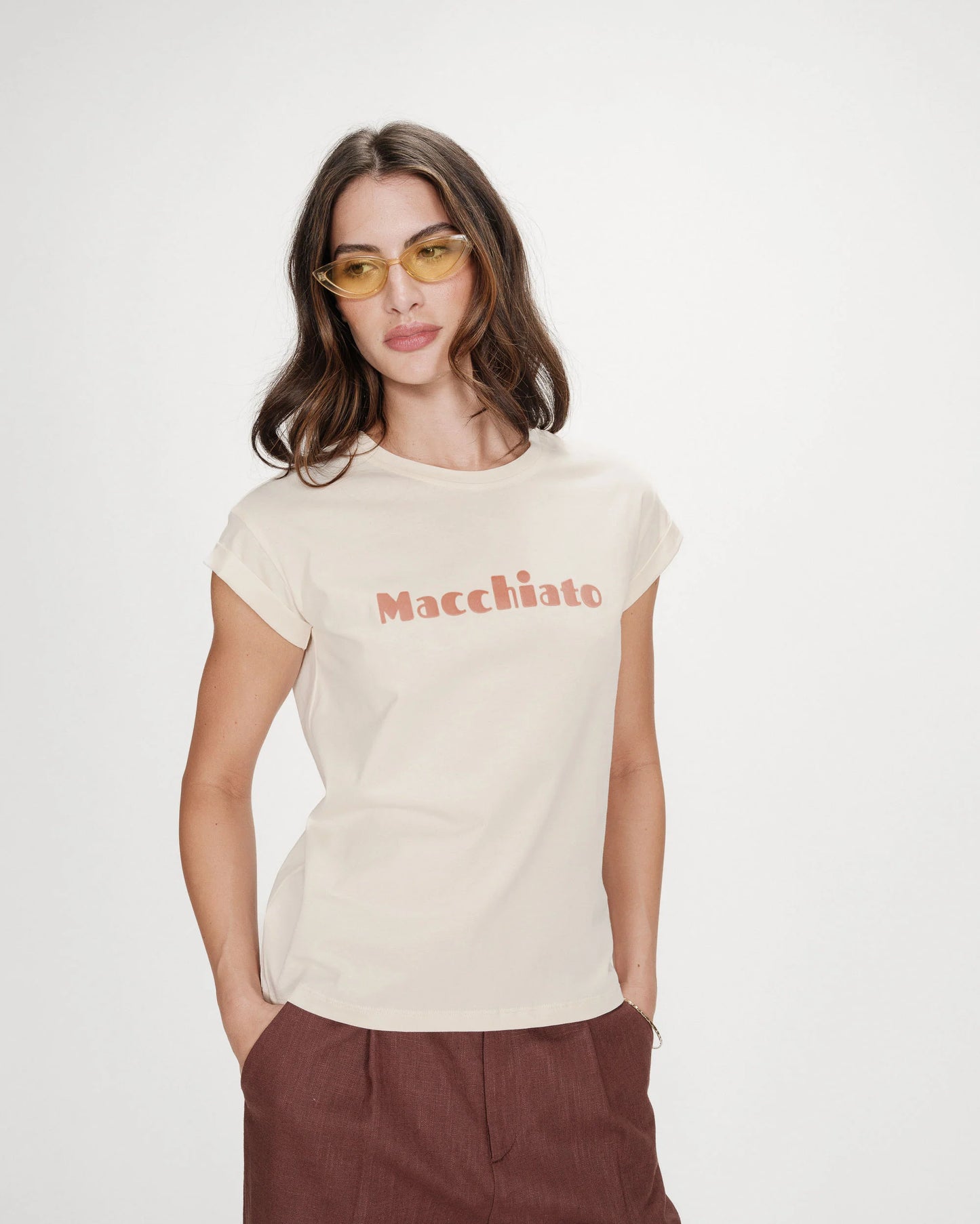 T-shirt vico Mocha