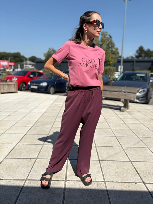 Pantalon noblesse - bordeaux
