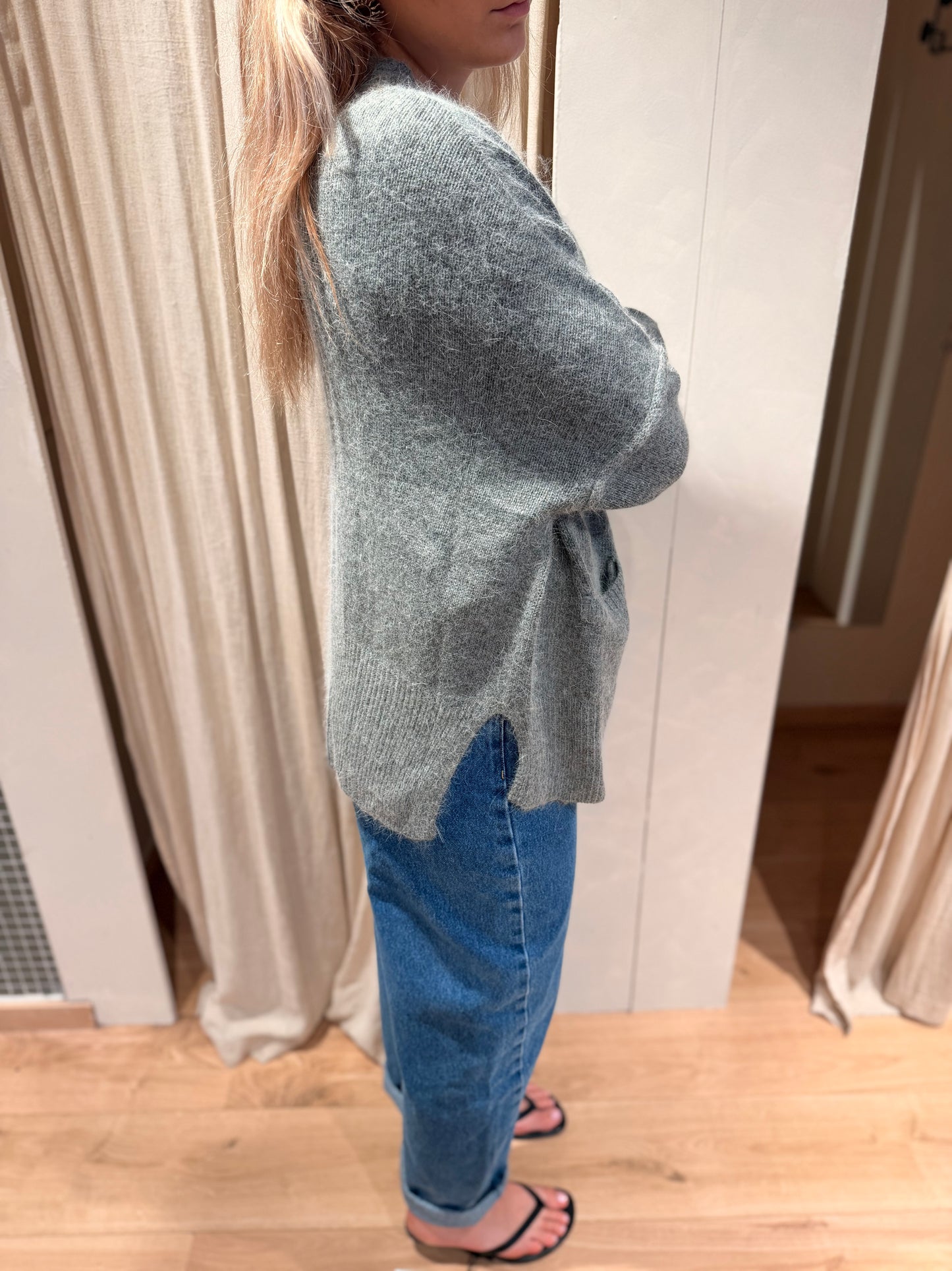 Pull-over Oslo gris chiné