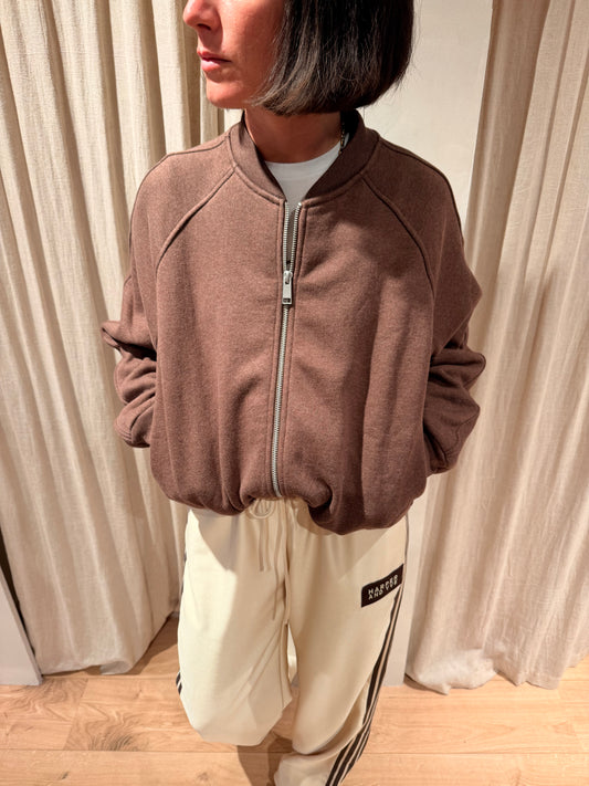 Tuck in sweat cardigan
