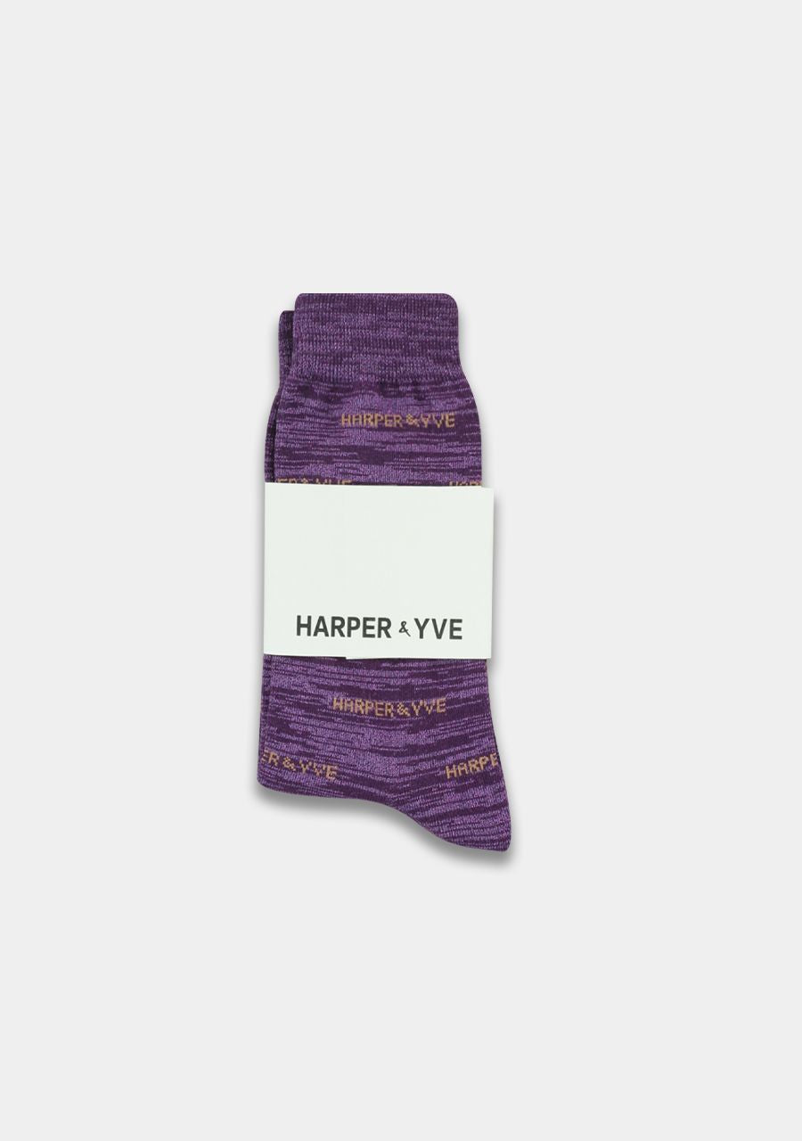 Harper - socks  purple