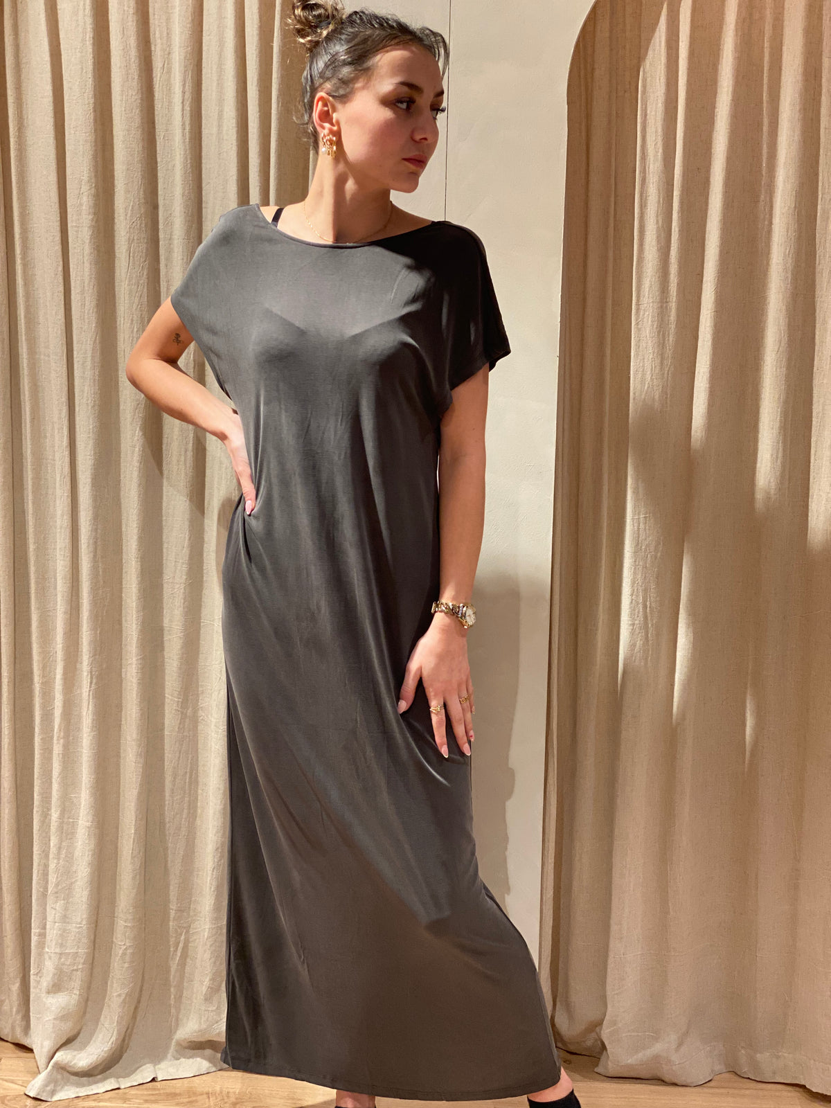 La Peace Robe Robe peace - kaki – Oscar boutik