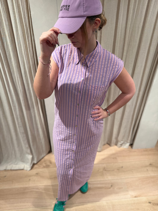 Robe Rayne - rayures violettes